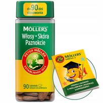 Maisto papildas plaukams, nagams, odai MÖLLER'S VMS Biotin Zinc Selenium Horsetail, 90 vnt.