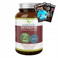 Maisto papildas MEDVERITA BERBERINE HCL EXTRACT 98% 400mg 60 kapsulių