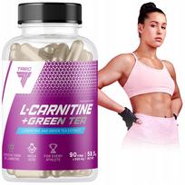 Maisto papildas Trec L-Carnitine + Green Tea 90 kapsulių