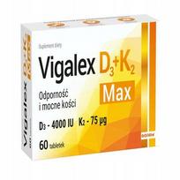 Vitaminai Vigalex D3+K2 Max, 60 tabl.