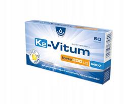 Vitaminai K2 OLEOFARM K2-Vitum Forte 200 MK-7, 60 kapsulių
