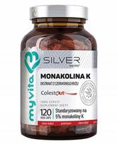 Maisto papildas Myvita Silver Monacolin K 120 kapsulių raudonieji ryžiai