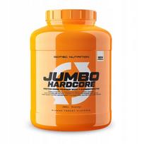 Gaineris SCITEC JUMBO HARDCORE 3060g, banana-jogurto skonio, su AAKG, ALA, tirozinu