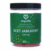 Jelly MyVita obuolių sidro acto guminukai 60 vnt. veganams