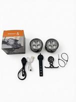 iLike Piederums velosipēdiem iLike Johorse CB-1812001 Bicycle Light Set (Front & Rear) 4752192108038 CB-1812001 (4752192108038)