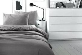 Kayoom patalynės komplektas Carla 125-FR, 220x240, 3 dalių, antracito spalvos