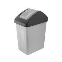 BranQ šiukšliadėžė rūšiavimui, pilka, 10 l