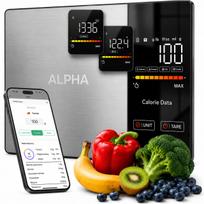 ALPHA SK-01 išmaniosios virtuvinės svarstyklės - 1 g tikslumas, iki 5 kg, kalorijų analizė su programėle