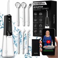 DentiPro SWF-05 belaidis burnos irigatorius – 5 režimai, 6 antgaliai, 270 ml