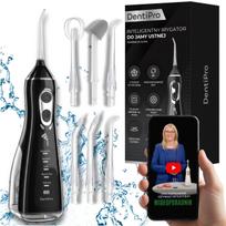 DentiPro belaidis burnos irigatorius – 5 režimai, 6 antgaliai, 300 ml