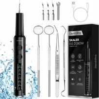 DentiPro ultragarsinis dantų valymo prietaisas – 4 režimai, 4 antgaliai ir LED apšvietimas