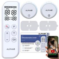 ALPHA M101A-UK1 belaidis TENS/EMS elektrostimuliatorius 3in1 – 18 programų, 20 intensyvumo lygių