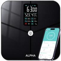 ALPHA Smart Scale Pro išmaniosios kūno svarstyklės – 23 rodikliai, BMI ir FitDays programėlė