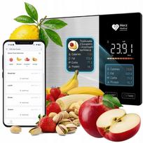 Herz Medical išmaniosios virtuvinės svarstyklės – kalorijų skaičiavimas, 1 g tikslumas, iki 5 kg