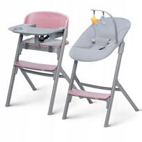 Kinderkraft LIVY ir CALMEE 3 viename vaikiškas maitinimo komplektas su gultuku