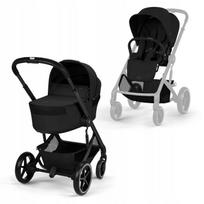 Vežimėlis Cybex Balios S Lux Moon Black 2in1 su lopšiu, iki 22 kg