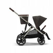 Cybex Gazelle S vežimėlis vaikui iki 22 kg, pritaikomas dviem vaikams, rudas