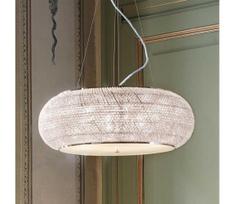 Ideal Lux - LED krištolinis pakabinamas šviestuvas ant troselio PASHA 14xE14/40W/230V skersmuo 65 cm chromas
