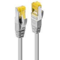 Tinklo Kabelis - LINDY RJ45 S/FTP LSZH Tinklo Kabelis, Cat.6A Kištukas, Cat.7 Neapdirbtas Kabelis, 0.3 m, Pilkas