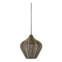 Bronzinės spalvos iš metalo kabantis šviestuvas ø 27 cm Alvaro – Light & Living