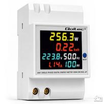 Qoltec Single-phase energy consumption meter 100A