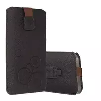Wonder Deko Pouch Case (Size XXL) for Samsung S25 Ultra/S24 Ultra/M35/M23/A16 5G/Xiaomi Redmi 14C chocolate