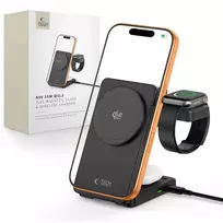 Tech-Protect A56 3IN1 MAGNETIC MAGSAFE WIRELESS CHARGER 25W QI2.2 BLACK