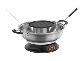 Fritel Fondue pot/grill 2 liters 2kW Stainless steel type