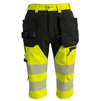 Bridžai BoSafety MASHUP PLUS Hi-vis Class 1 su tampriomis detalėmis