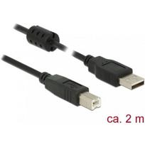 DELOCK 84897 USB-A / USB-B 2 m juodas