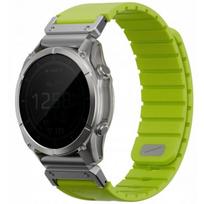 UNIQ Fluo Smart-Fit dirželis Garmin (22 mm), žaliosios citrinos spalvos