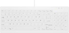 No Name Contour Design Active Key Contour QuickClean Medical Keyboard IP68 Compact Wired White C7012
