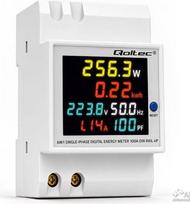 Qoltec Single phase energy consumption meter 100A