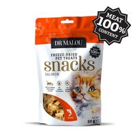 Dr Malou Cat Freeze-Dried Salmon Meat Cubes 50 g | 114002 | 5907346090083
