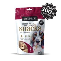Dr Malou Dog Freeze-Dried Duck Breast Meat Cubes 50 g | 113987 | 5907346090144