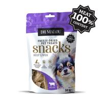 Dr Malou Dog Freeze-Dried Beef Liver Treats 50 g | 113991 | 5907346090182