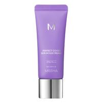 MISSHA M Perfect Cover Serum BB Cream SPF50/PA++++ (No.21/Light Beige) – BB kremas, 20 ml.