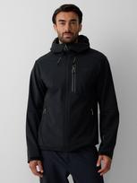4F Vėjo nepraleidžianti softshell striukė su 8000 membrana vyrams - juoda M