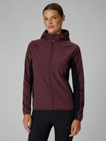 4F Vėjo nepraleidžianti softshell striukė moterims - ruda XL