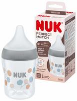 Kūdikių buteliukas Nuk Perfect Match, 150 ml, 0 mėn., skaidri sp.