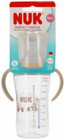 Kūdikių buteliukas Nuk Perfect Match Monkey, 260 ml, 6+ mėn., skaidri sp./rusva sp.