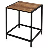 Kavinis staliukas su MDF stalviršiu, rudas, 32,5 × 28 × 37,5 cm
