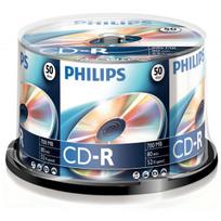Philips CD-R 700MB x52 dėžutėje 50