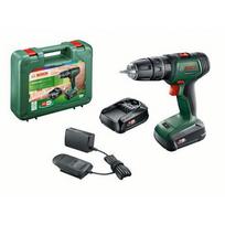 Bosch akumuliatorinis smūginis gręžtuvas - UniversalImpact 18 (Pateikiamas su 2 18V-1,5Ah baterijomis + įkrovikliu + nešiojimo dėklu)
