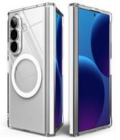 Ringke Fusion Flap Magnetic MagSafe dėklas Samsung Galaxy Z Fold 8 Ultra, skaidrus