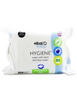 VITAL BABY Rankų ir veido servetėlės ​​be kvapiklių, 30vnt .