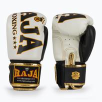 Bokso pirštinės RAJA BOXING Origin Standard Genuine Leather white