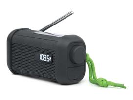 Muse | Portable Solar Radio with Crank and Flashlight | MH-08MB | AUX in | Bluetooth | FM radio