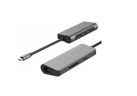 Gigabyte USB-C 7in1 Docking Station | microSD, RJ-45 (Ethernet), USB 3.0 A, USB-C, SD, HDMI, 3.5 mm | Ethernet LAN (RJ-45) ports