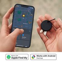 Chipolo POP Bluetooth Tracker with Replaceable Battery for iOS & Android, 4pack -Black